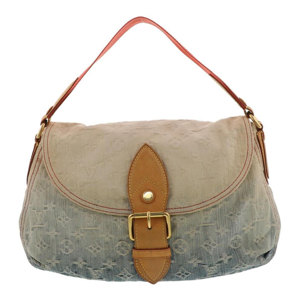 LOUIS VUITTON Monogram Denim Sunray Shoulder Bag Gradient Handbag